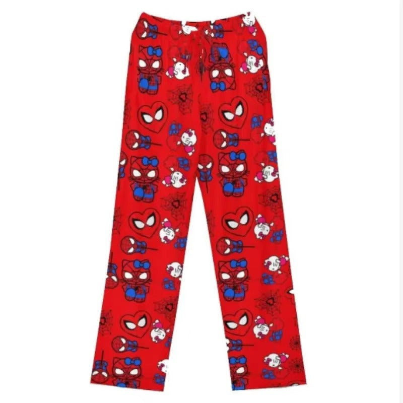 Spiderman x Hello Kitty Pajama Pants