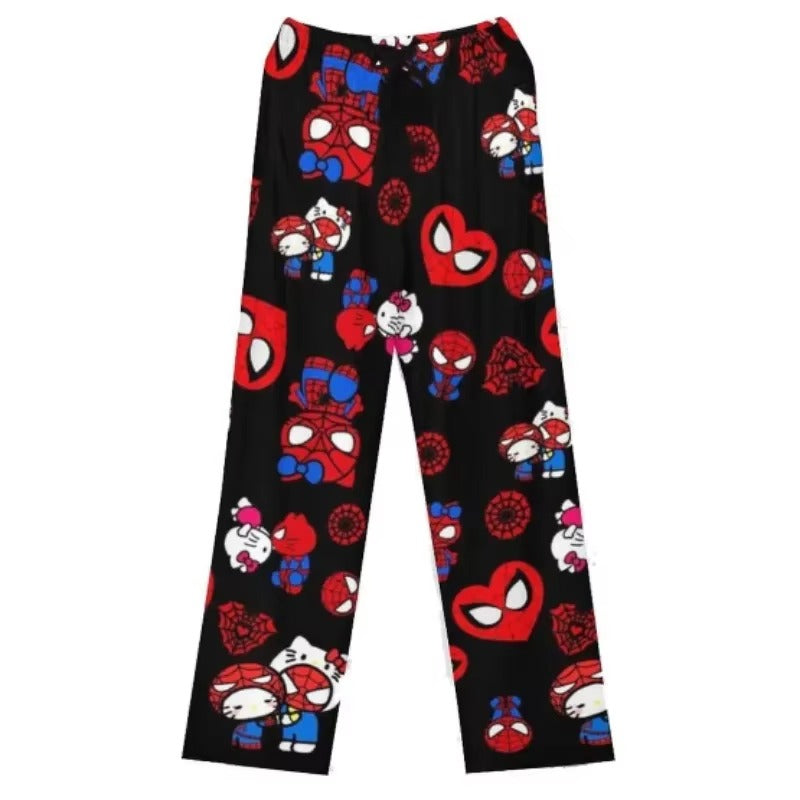 Spiderman x Hello Kitty Pajama Pants