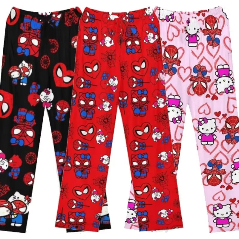 Spiderman x Hello Kitty Pajama Pants